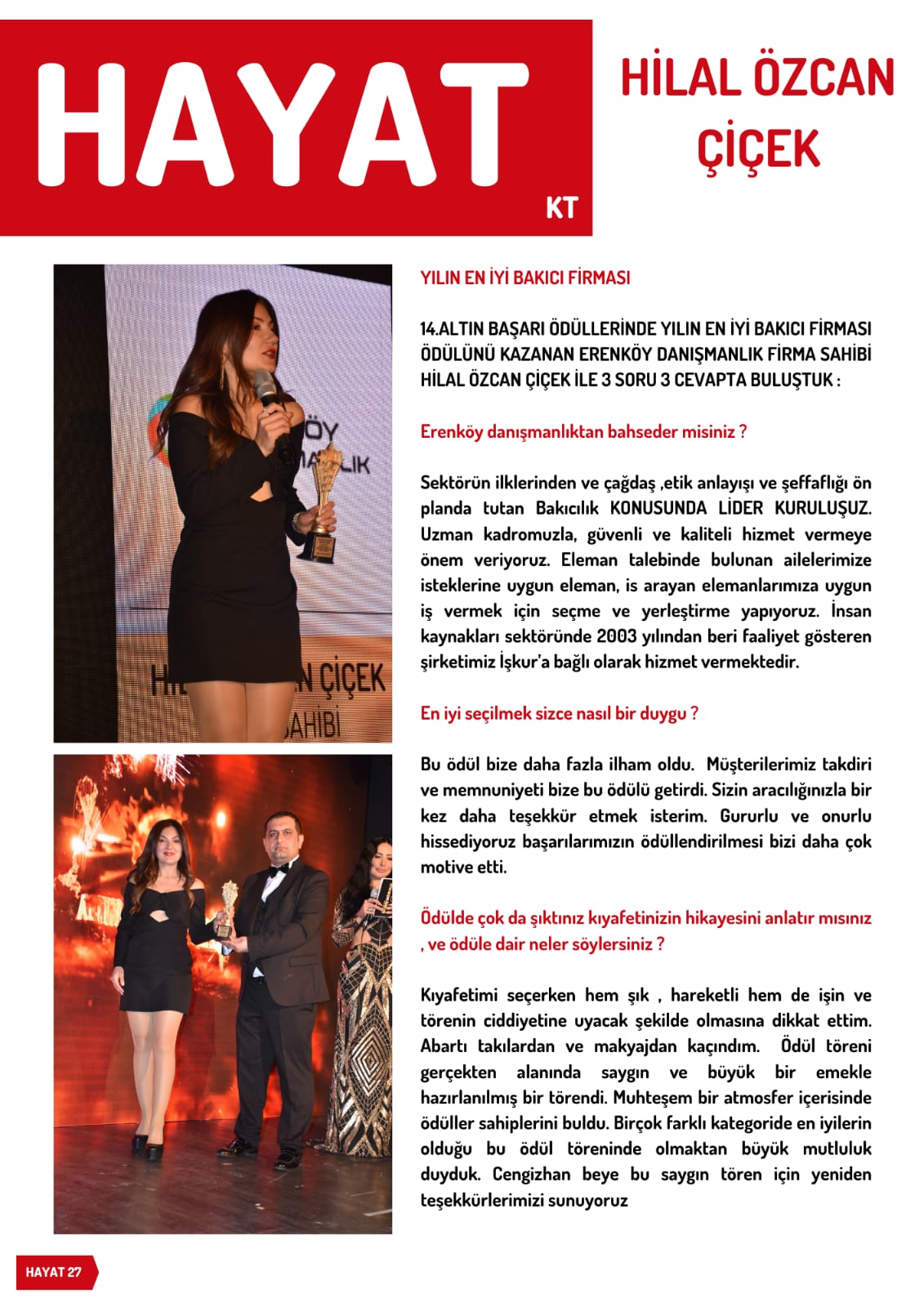 HAYAT KT Röportajı